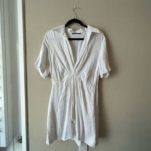 White Zara dress - perfect for bridal events